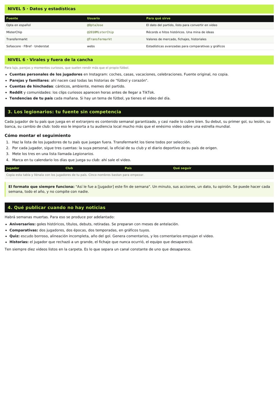Seguimiento de legionarios